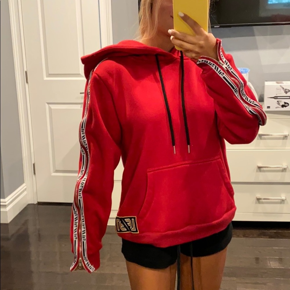 Red LF hoodie